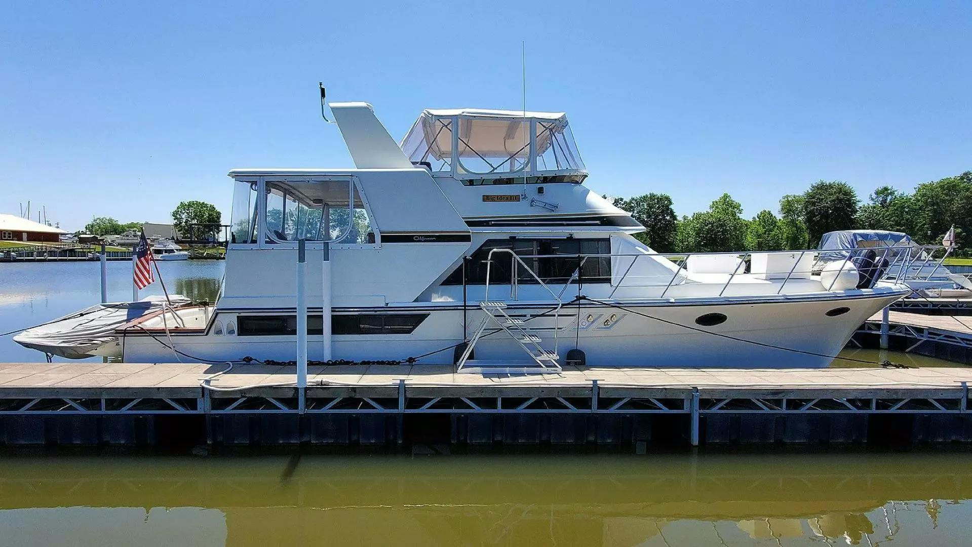 48' californian cockpit motor yacht